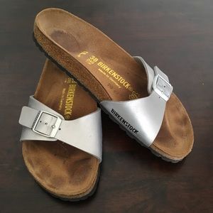 Birkenstock Madrid Metallic Sandal size 38/7N